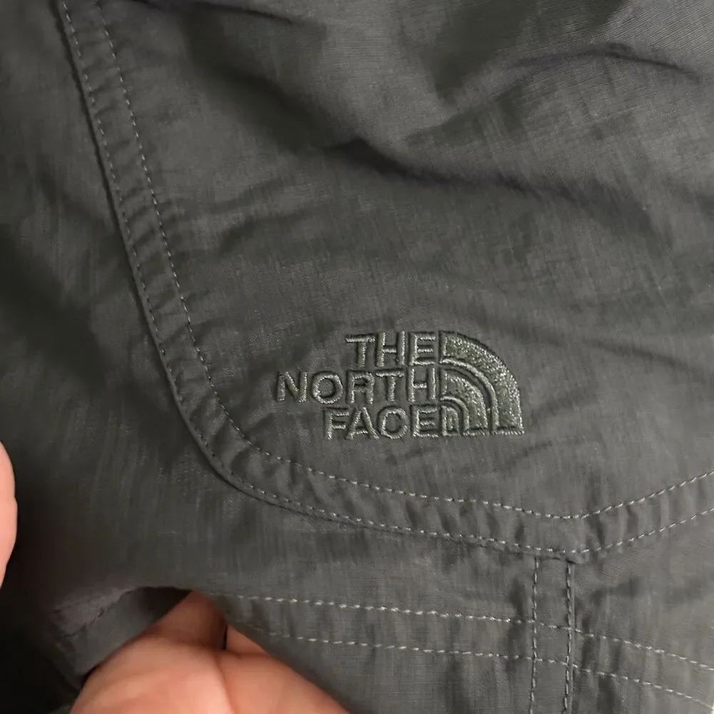 The North Face Shorts Mens 36 Black Nylon Hiking Quick Dry Cargo Zip Pocket
